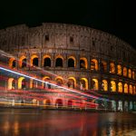 time lapse photography of dome building during nighttime