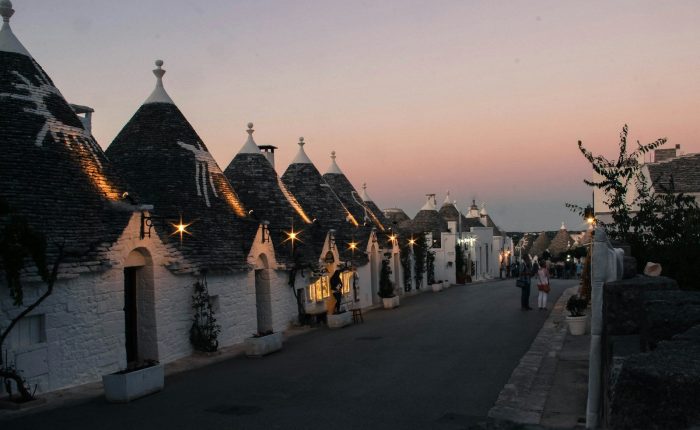 village during dawn